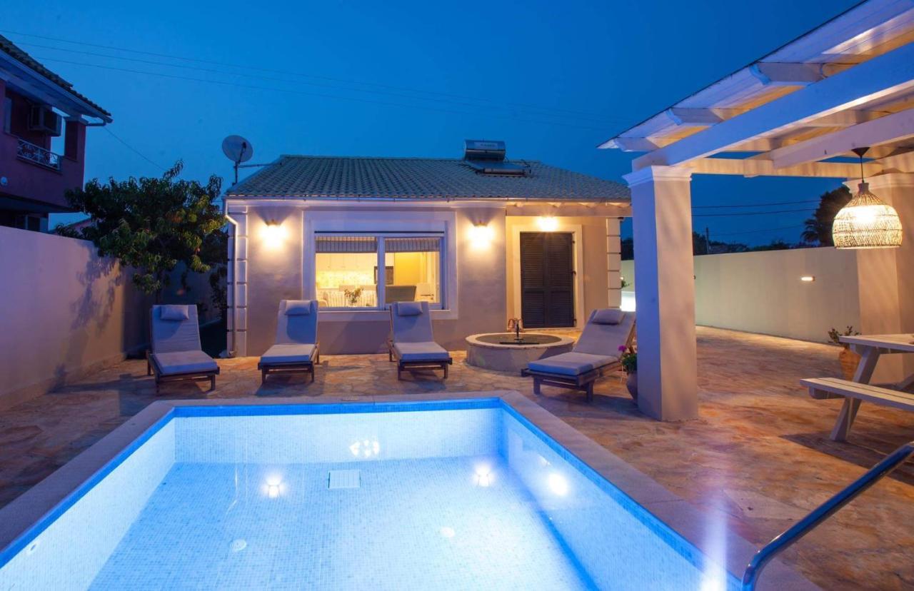 Ninos Corfu Villas Agios Georgios  Bagian luar foto
